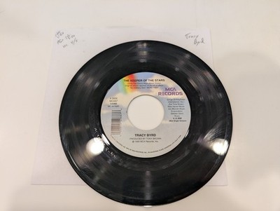 Tracy Byrd ''The Keeper Of The Stars / Pink Flamingos'' Vinyl 7'' Single (VG+ disc)