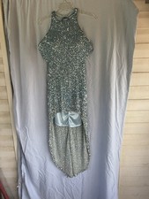 Primavera Homecoming Prom Wedding Special Sequin Blue Dress Size 10