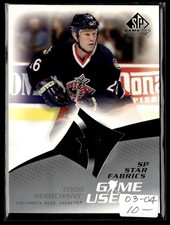 2003-04 SP Game Used Todd Marchant Columbus Blue Jackets #99
