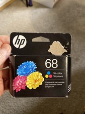 Genuine HP 68 Tri-Color Ink Cartridge yellow magenta cyan EXP MAY 2026