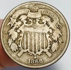 1866-P Two Cent Piece — photo from another recent sale