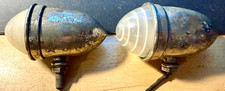 Early Bullet Side Cowl Lights Lites Back Up Glass Lens Cool Hot Rat Rod Resto