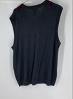 Banana Republic Mens Gray Red Silk Cashmere Argyle Vest Sweater Size Large — photo 2