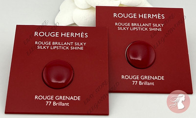 Hermes Lipstick Rouge Silky Shine - ROUGE GRENADE 77 Brillant, New