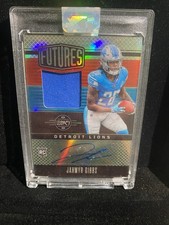 2023 Panini Legacy Jahmyr Gibbs Autograph Patch Rookie Silver /249 Lions NFL