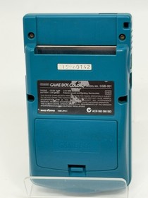 Gameboy Color Console Teal Blue Nintendo GBC Tested Works CGB-001