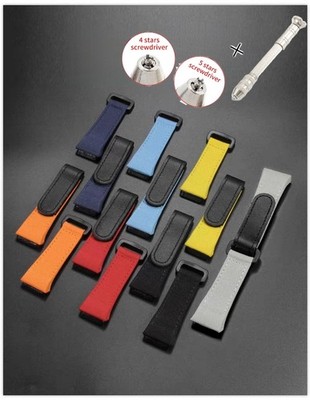 Nylon Canvas Watchband Strap Fits Richard Mille RM011 RM35-02 RM056 RM011 RM056