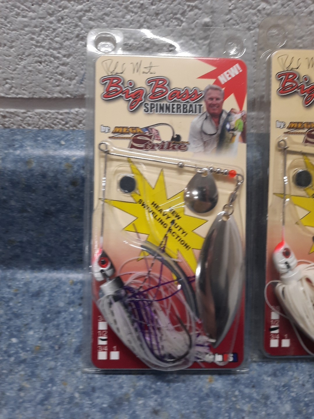 2 Mega Strike Roland Martin Signature Series Big Bass Spinnerbaits  Made In USA!