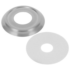Bathroom Tub Spout Trim Plate Metal Cover Durable Stainless Steel Splash Guard