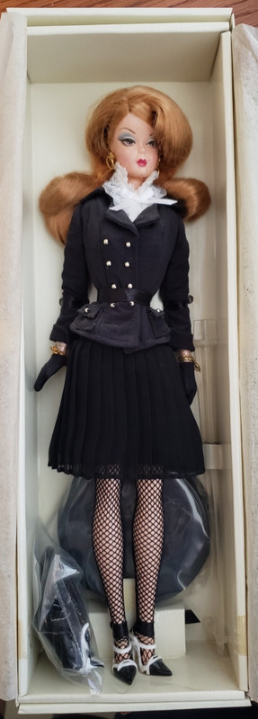 Pretty Pleats Silkstone Barbie by Robert Best #J0956 NRFB, Never displayed