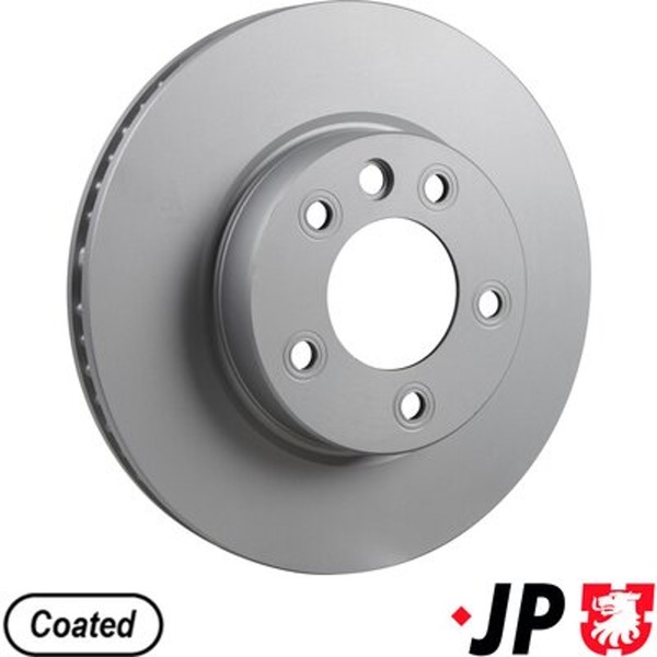 1X Bremsscheibe JP JP Group 1163105070 FüR 7L6 Touareg 7LA Porsche VW 7L7 7P5-image