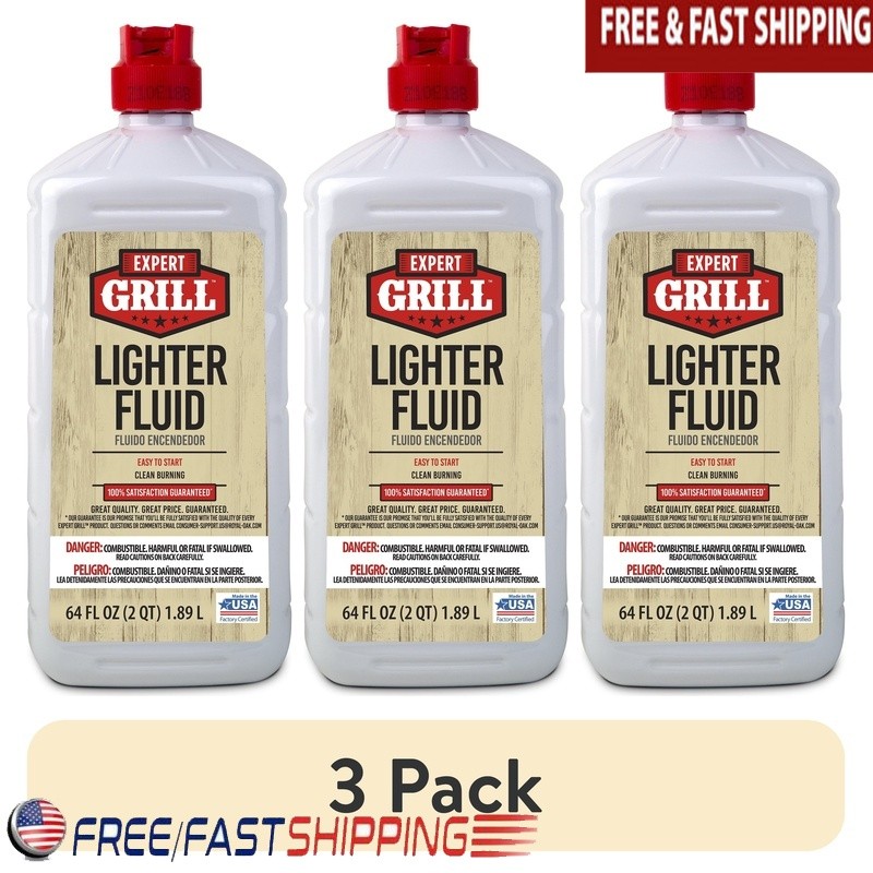 Fluid 64 Oz Fast Lighting Grill Fuel 3 Pack Us