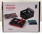 Rolling Stones RSD 2026 Mini Turntable w/Six 3" Vinyl Records & Carrying Crate