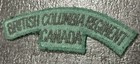 Ww2 British Columbia regiment Canadian Canada patch — photo 1