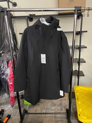 DKNY Men's Puffer Parka Coat Black Size XXL