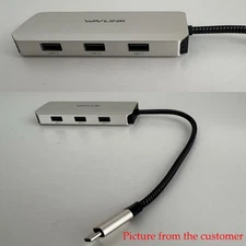 Triple Display Laptop Docking Station USB C Dock 7-In-1 95W PD Dual HDMI DP RJ45