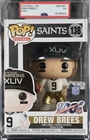 Drew Brees Football New Orleans Saints Super Bowl 138 Funko Pop! PSA 8.5 NM-MT+