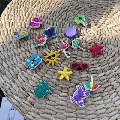 16 Shoes Charms Summer for Crocs Jibbitz Shoes Decoration Beach Accessories