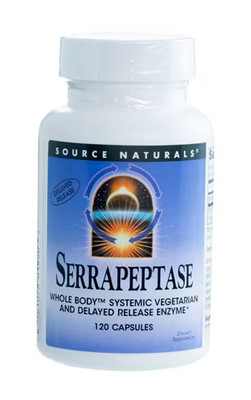 Worldwide 2 X Source Naturals Serrapeptase -- 120 Capsules