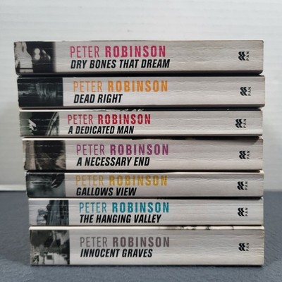 Peter Robinson Paperback Book Lot of 7 Inspector Banks Crime Mystery GOOD
