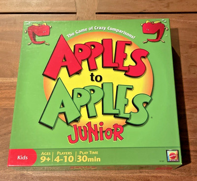 Mattel Games Apples to Apples Junior: 2007 Ed Complete 2 Sealed Packs Great Cond