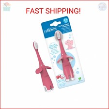 Dr. Brown's Infant-to-Toddler Toothbrush, Elephant, Pink, 0-3 Years