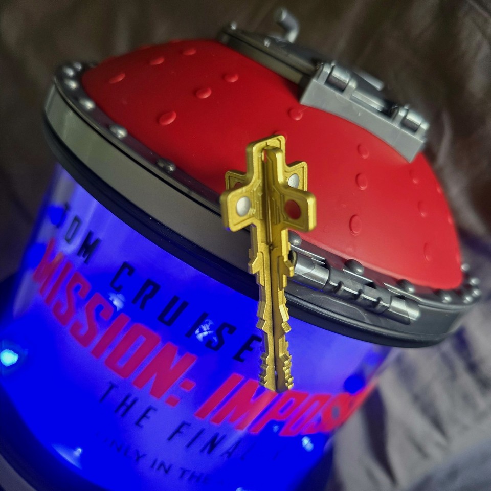 NEW Mission Impossible Final Reckoning Popcorn Bucket Cruciform KEY
