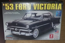 Lindberg `53 Ford Victoria 1/25 Model Kit NEW SEALED PARTS Black Car Box