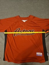 Vintage Majestic Houston Astros Lance Berkman #17 Mlb Plain LOGO 3XL