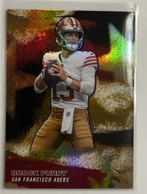 2026 Topps Flagship Brock Purdy Stars NFLS-30 Gold Holo Foil 10/50 49ers!!!