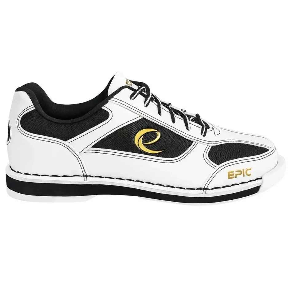 Epic Boost T-1 Performance Right Hand White Black Gold Bowling Shoes - Image 1 of 1