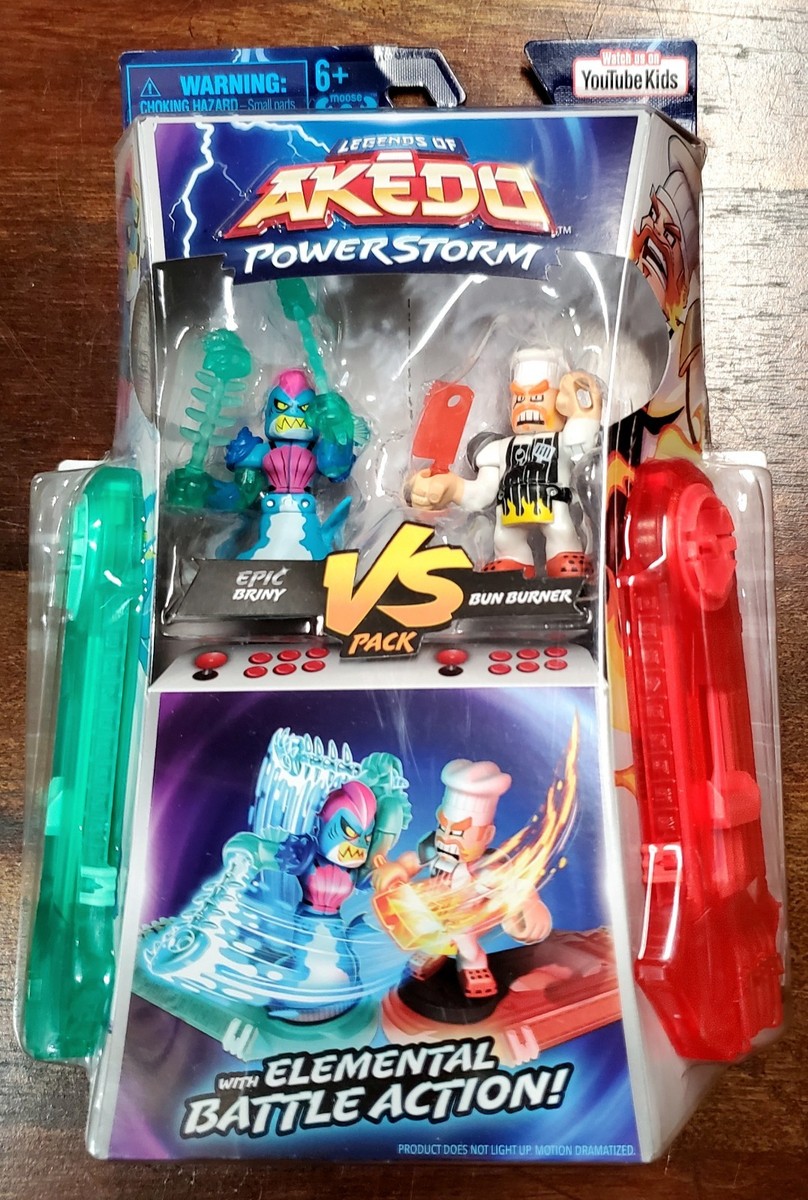 Legends Of Akedo Epic Briny And Classic Bun Burner Powerstorm
