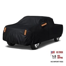 Truck Cover Waterproof All Weather Fit for Truck Length 230-242 inch Black