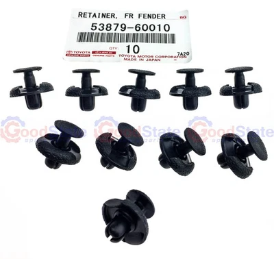 Genuine LandCruiser HDJ100 FZJ105 Front Fender Liner Splash Guard Clip x10 - Image 1 of 4