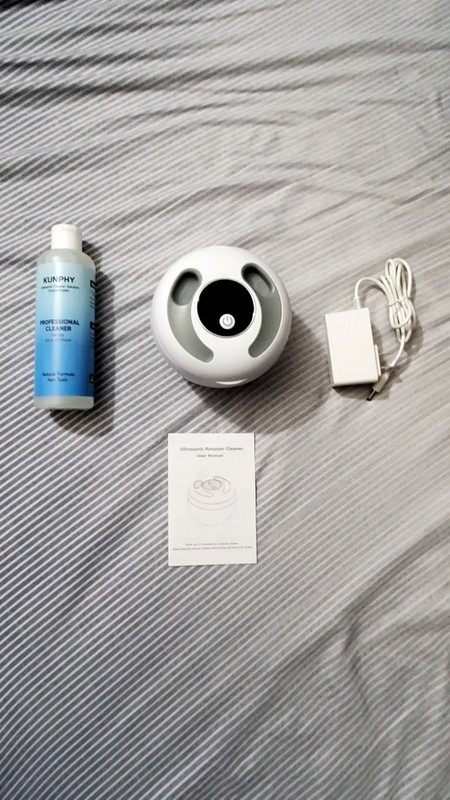 MUAYSY Ultrasonic Retainer Cleaner With cleaning Solution