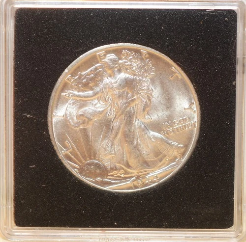 1944 d walking liberty half dollar in BU Condition