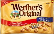 Werther's Original Cream Candies (1 kg), caramelos sin azúcar de mantequilla y