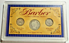 Barber Coin Collection- 1904 Quarter ,1912 Dime & 1916 Dime