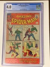 AMAZING SPIDER-MAN #4  CGC 4.0 OW/W PAGES  1ST APP. SANDMAN  DITKO/LEE  1963