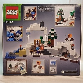 Lego Minecraft The Snow Hideout 21120 Brand New Sealed Front Box Wear Fast Ship