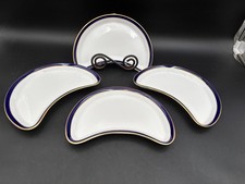 Spode CONSUL COBALT  England ~ Set of 4 ~ Cre...