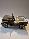 Vintage Tonka Military Jeep Pressed Steel Army Truck 1960s White Star G-2-2431