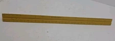 Vintage K & E Co Wooden 3 Sided Ruler Star Quality 12 Inches Drafting Architect 