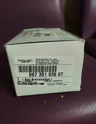 Bremsbelagsatz PORSCHE CAYMAN 987 Vorderachse 99735193907 NEUE