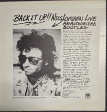 Back It Up!! Nils Lofgren Live An Authorized Bootleg A&M  LP Rare Promo NM/NM