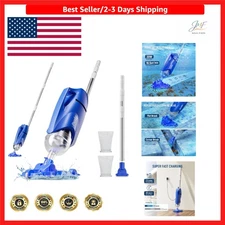 2025 Handheld Pool Vacuum Cleaner – Efficient Cordless Design w/ 18.5GPM Suction