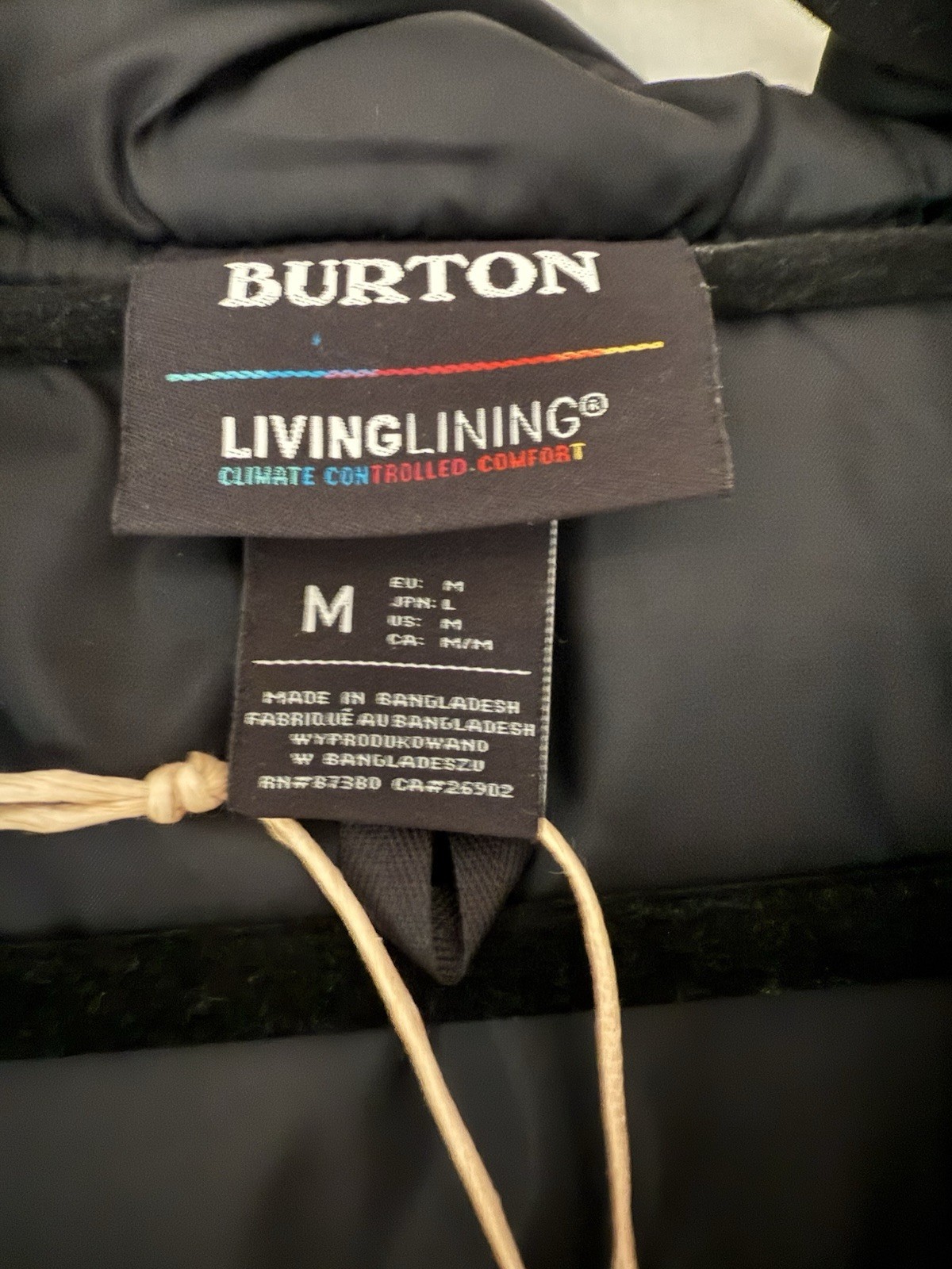 Men's Burton snow Mallet Hooded Jacket Size Medium - True Black BNWT rrp £180 image 5
