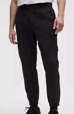 lululemon License To Train TEXTURED Joggers Track Pants New W/Tags Men’s Black