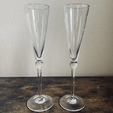 Simon Pearce Hartland Champagne Flutes
