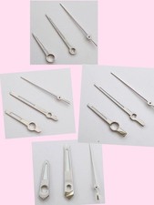 1 Set Simple Luminous Watch Hands Silver Polished For NH35 NH36
